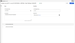 Contract Termination information screen